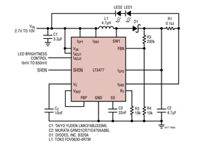 優(yōu)缺點(diǎn)+工作原理+封裝引腳，一文讀懂亞德諾LT3477系列LED 驅(qū)動(dòng)器 IC！