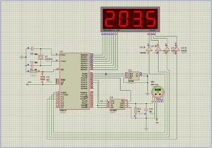 51單片機(jī)汽車胎壓大氣氣壓測(cè)量?jī)x仿真設(shè)計(jì)_數(shù)碼管顯示